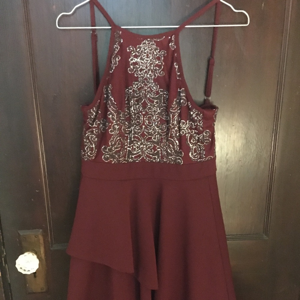 Beautiful spaghetti strap tiered dress